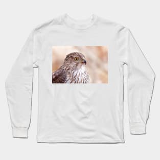 Cooper's hawk profile Long Sleeve T-Shirt